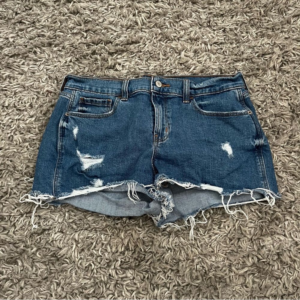 old navy high rise boyfriend shorts size 6